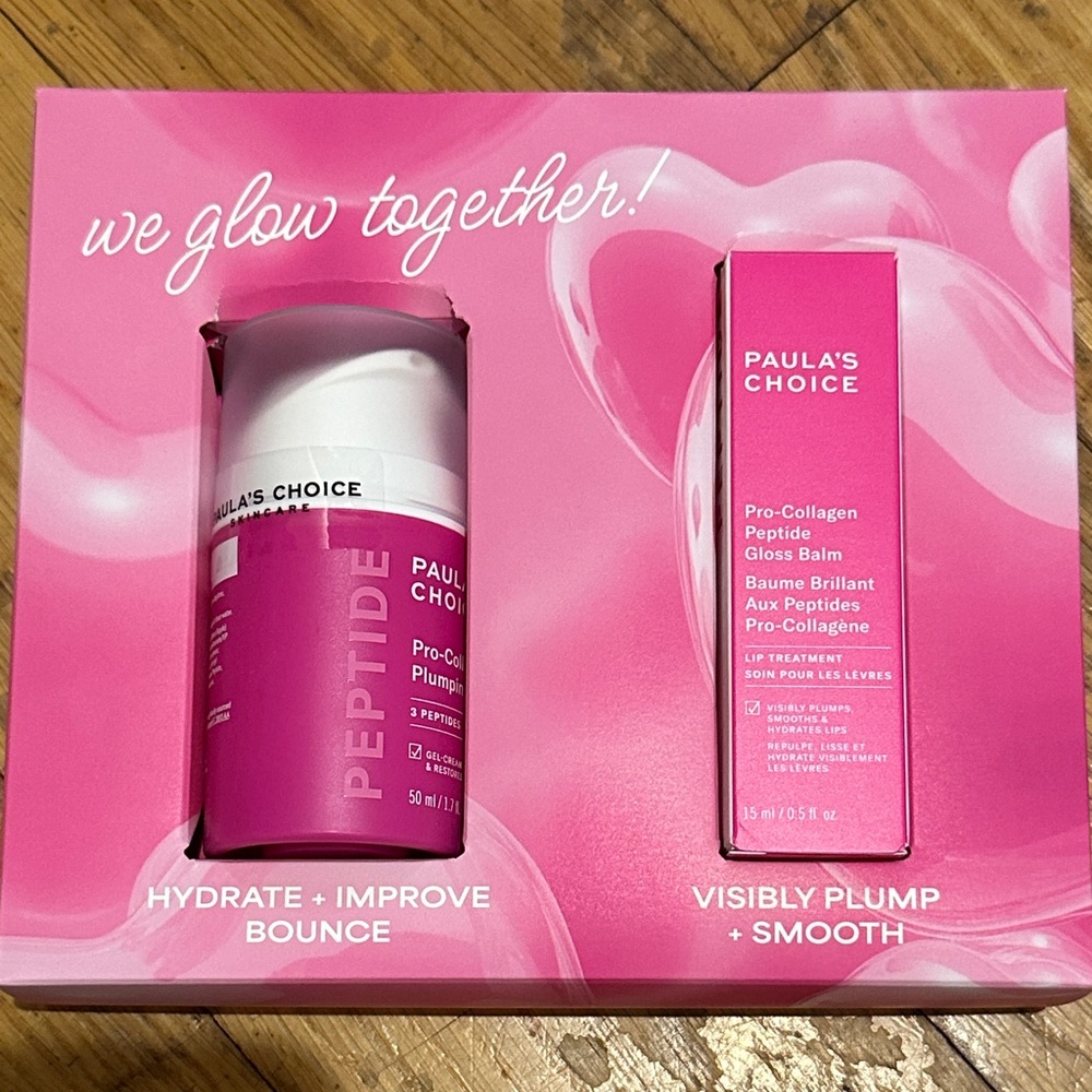 Paula choice bundle:Pro-Collagen Peptide  Moisturizer and lip treatment